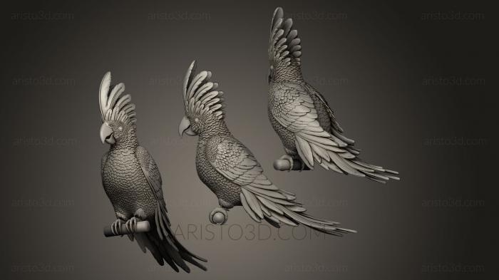 Bird figurines (STKB_0056) 3D model for CNC machine